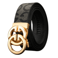 Thumbnail for Famous Style Metal Buckle Belt Luxury Brand Belt Split Leather Belts Unisex Strap Jeans -, Belts , Drestiny , Australia, Belts, Black, Canada, Dark Brown, Light Brown, New Zealand, Silver, Tan, United Kingdom, United States , Drestiny , www.shopdrestiny.com