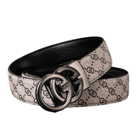 Thumbnail for Famous Style Metal Buckle Belt Luxury Brand Belt Split Leather Belts Unisex Strap Jeans -, Belts , Drestiny , Australia, Belts, Black, Canada, Dark Brown, Light Brown, New Zealand, Silver, Tan, United Kingdom, United States , Drestiny , www.shopdrestiny.com