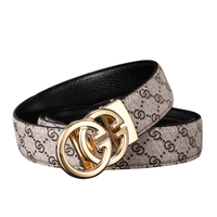 Thumbnail for Famous Style Metal Buckle Belt Luxury Brand Belt Split Leather Belts Unisex Strap Jeans -, Belts , Drestiny , Australia, Belts, Black, Canada, Dark Brown, Light Brown, New Zealand, Silver, Tan, United Kingdom, United States , Drestiny , www.shopdrestiny.com
