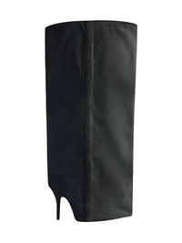 Thumbnail for Fashion Catwalk Boots Women's Knee-High Stiletto Boots Dress Winter Pull On Plus Size Boots, Drestiny, Knee Highs, Boots, Heels, High Heels, Stilettos, Black, 5, 6, 6.5, 7, 7.5, 8, 9, 9.5, 10, 10.5, Custom_Made, United States, USA, Australia, New Zealand, Canada, High-heeled knee boots, Black stiletto boots, knee high boots, Catwalk boots, avant garde boots, high fashion boots, runway boots, statement boots, shopdrestiny.com