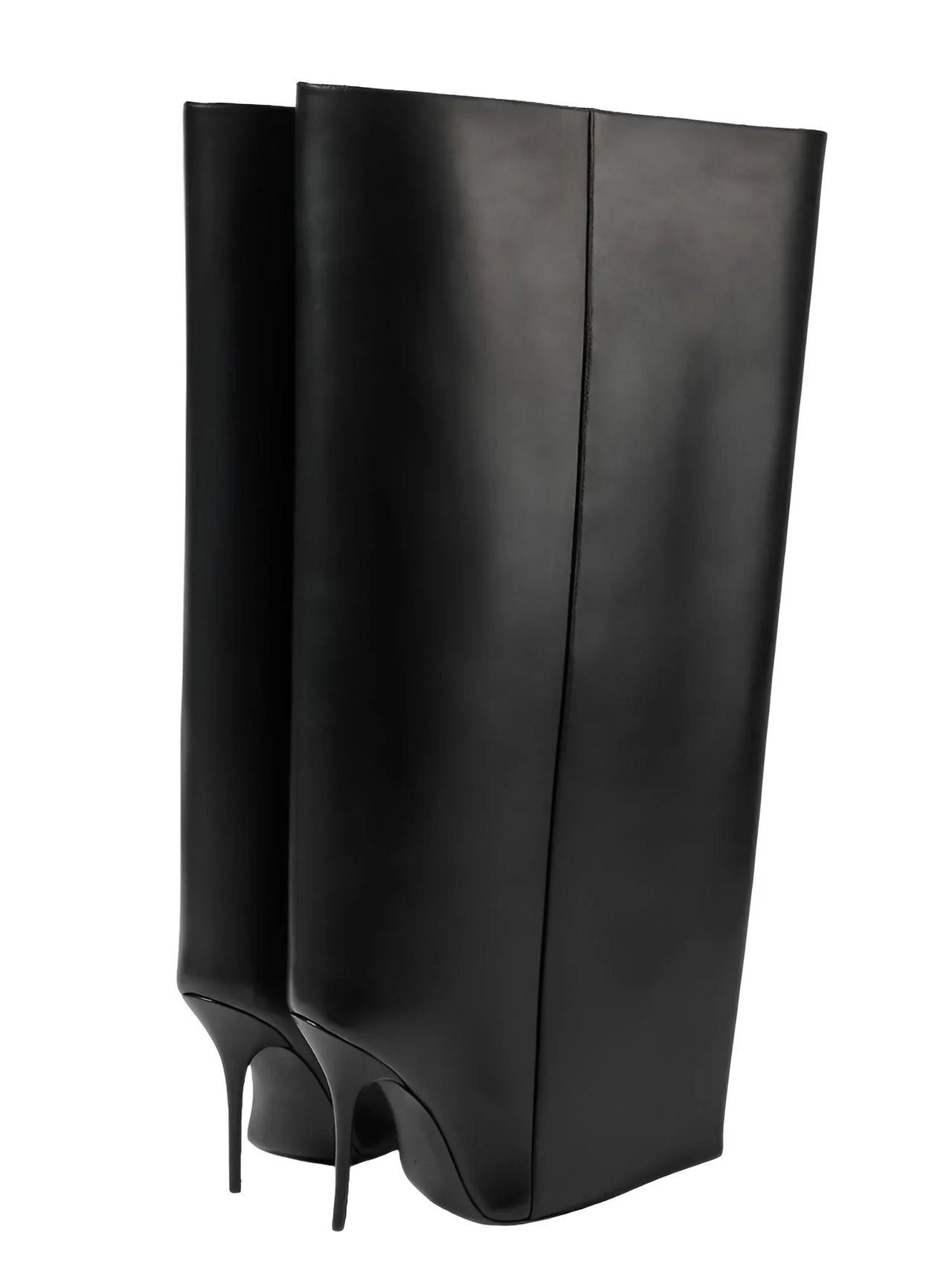 Fashion Catwalk Boots Women's Knee-High Stiletto Boots Dress Winter Pull On Plus Size Boots, Drestiny, Knee Highs, Boots, Heels, High Heels, Stilettos, Black, 5, 6, 6.5, 7, 7.5, 8, 9, 9.5, 10, 10.5, Custom_Made, United States, USA, Australia, New Zealand, Canada, High-heeled knee boots, Black stiletto boots, knee high boots, Catwalk boots, avant garde boots, high fashion boots, runway boots, statement boots, shopdrestiny.com