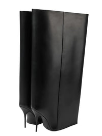 Thumbnail for Fashion Catwalk Boots Women's Knee-High Stiletto Boots Dress Winter Pull On Plus Size Boots, Drestiny, Knee Highs, Boots, Heels, High Heels, Stilettos, Black, 5, 6, 6.5, 7, 7.5, 8, 9, 9.5, 10, 10.5, Custom_Made, United States, USA, Australia, New Zealand, Canada, High-heeled knee boots, Black stiletto boots, knee high boots, Catwalk boots, avant garde boots, high fashion boots, runway boots, statement boots, shopdrestiny.com