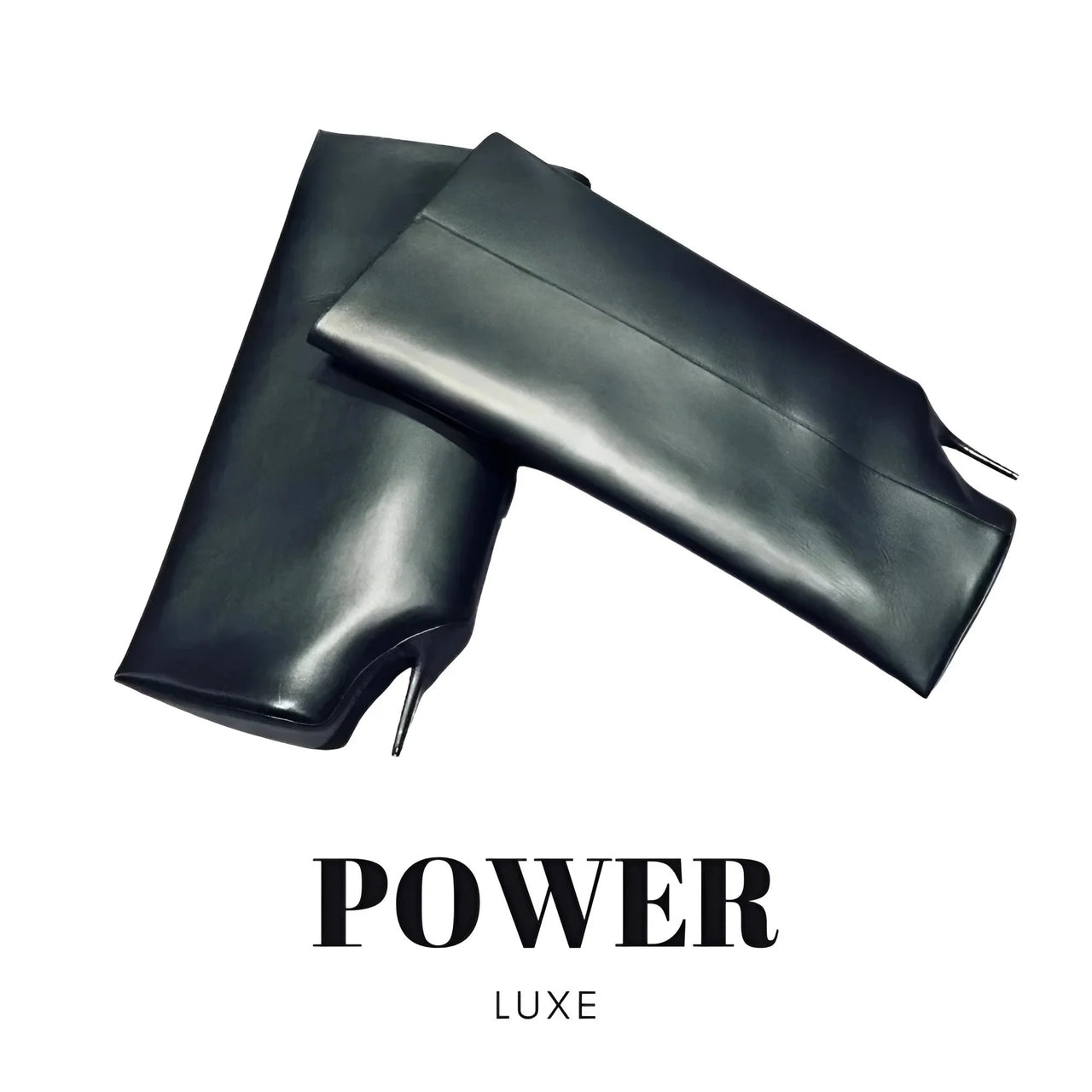 Fashion Catwalk Boots Women's Knee-High Stiletto Boots Dress Winter Pull On Plus Size Boots, Drestiny, Knee Highs, Boots, Heels, High Heels, Stilettos, Black, 5, 6, 6.5, 7, 7.5, 8, 9, 9.5, 10, 10.5, Custom_Made, United States, USA, Australia, New Zealand, Canada, High-heeled knee boots, Black stiletto boots, knee high boots, Catwalk boots, avant garde boots, high fashion boots, runway boots, statement boots, shopdrestiny.com