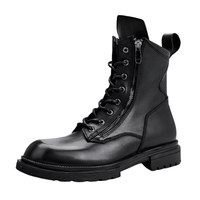 Thumbnail for Fashion Men's Ankle Chelsea Boots Luxury Genuine Leather Designer British Style Winter Warm Casual Business Shoes Man, Drestiny, Ankle Boots, Boots, Chelsea Boots Men, Combat Boots, Leather Boots, United States, Australia, New Zealand, United Kingdom, Black, Brown, Off White, Grey, 5.5, 6.5, 7, 8, 8.5, 9.5, 10, 11, FR, shopdrestiny.com