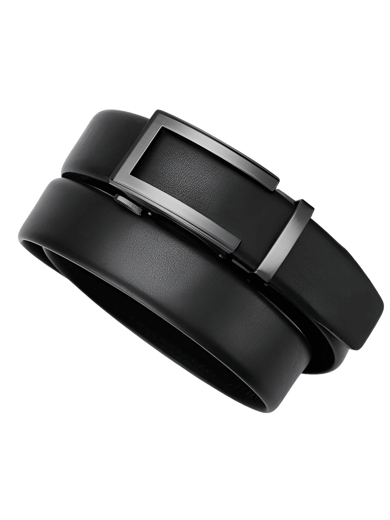 Fashion Men's Genuine Leather Belts Automatic Buckle Adjustable Ratchet Belt Jeans Belt Formal Belt, Drestiny, Belts, Gender_Men, FR, Black, Silver, United States, Canada, Australia, New Zealand, United Kingdom, 110cm, 115cm, 120cm, 125cm, 130cm, shopdrestiny.com