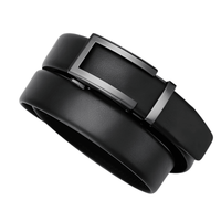 Thumbnail for Fashion Men's Genuine Leather Belts Automatic Buckle Adjustable Ratchet Belt Jeans Belt Formal Belt, Drestiny, Belts, Gender_Men, FR, Black, Silver, United States, Canada, Australia, New Zealand, United Kingdom, 110cm, 115cm, 120cm, 125cm, 130cm, shopdrestiny.com