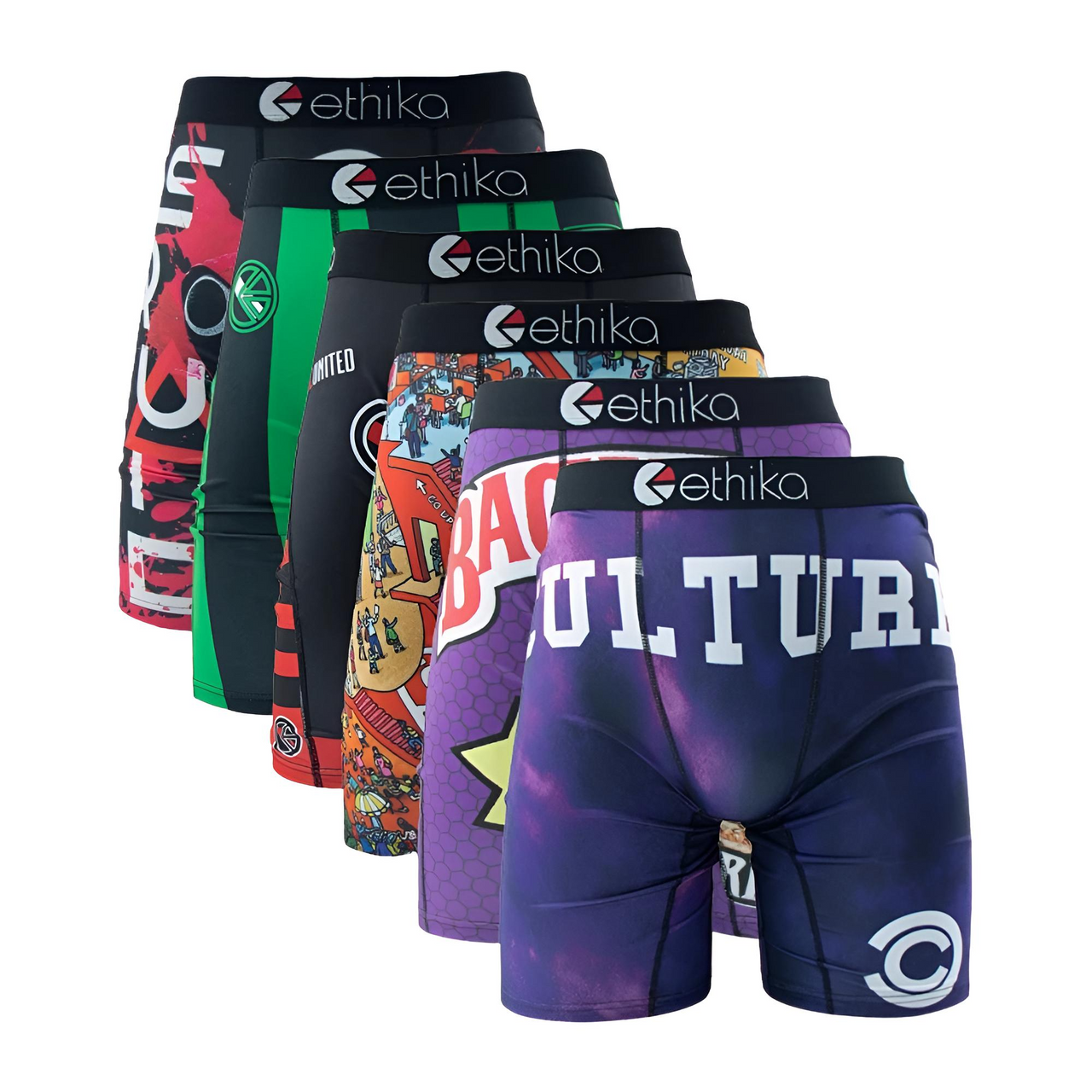 Fashion Print 6Pcs Men's Boxers Briefs Men's Underpants Boxer Shorts Sexy S-XXL, Drestiny, Men's Boxer Briefs, Best Men's Boxer Briefs, Comfortable Men's Boxer Briefs, United States, USA, Australia, United Kingdom, UK, S, M, L, XL, XXL, 2XL, Shopdrestiny.com
