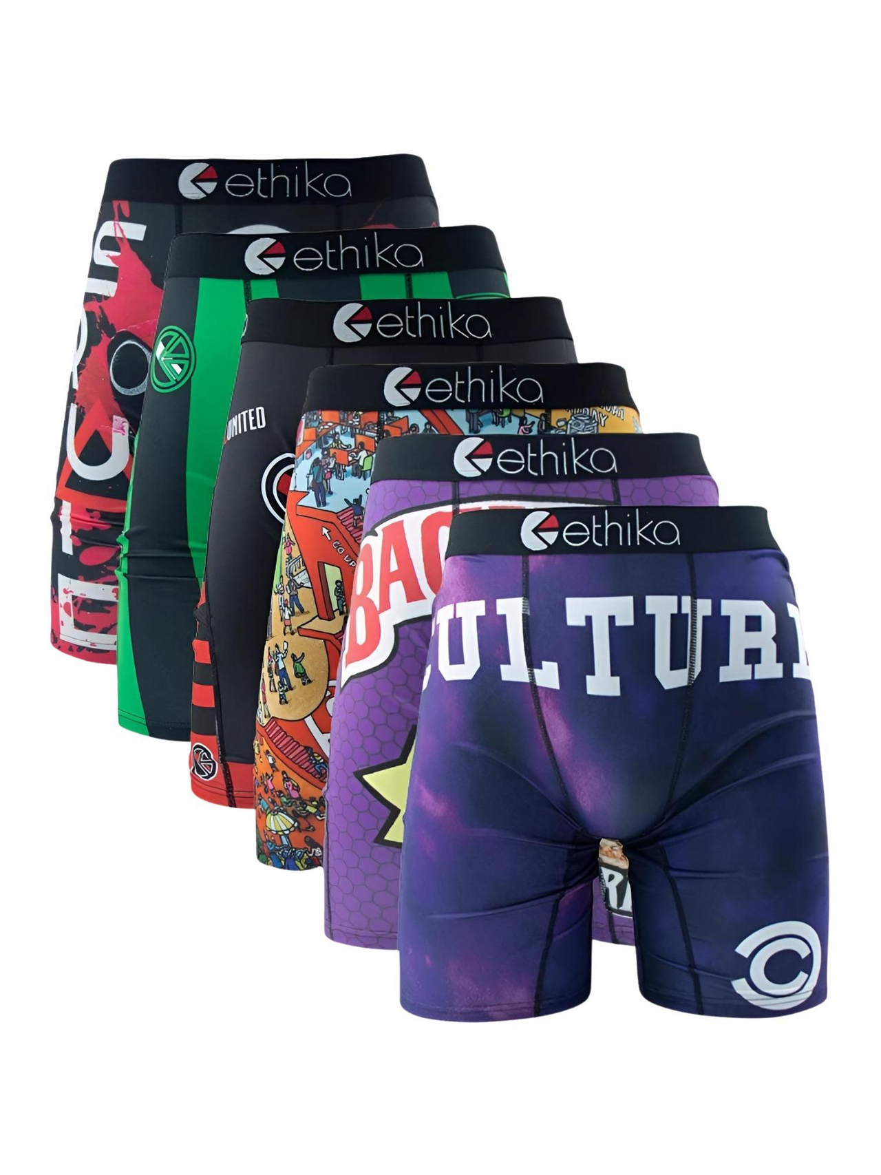 Fashion Print 6Pcs Men's Boxers Briefs Men's Underpants Boxer Shorts Sexy S-XXL, Drestiny, Men's Boxer Briefs, Best Men's Boxer Briefs, Comfortable Men's Boxer Briefs, United States, USA, Australia, United Kingdom, UK, S, M, L, XL, XXL, 2XL, Shopdrestiny.com