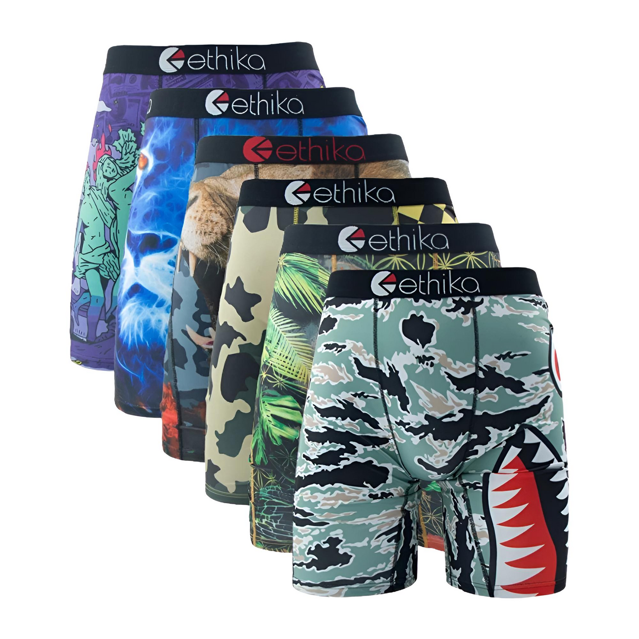 Fashion Print 6Pcs Men's Boxers Briefs Men's Underpants Boxer Shorts Sexy S-XXL, Drestiny, Men's Boxer Briefs, Best Men's Boxer Briefs, Comfortable Men's Boxer Briefs, United States, USA, Australia, United Kingdom, UK, S, M, L, XL, XXL, 2XL, Shopdrestiny.com