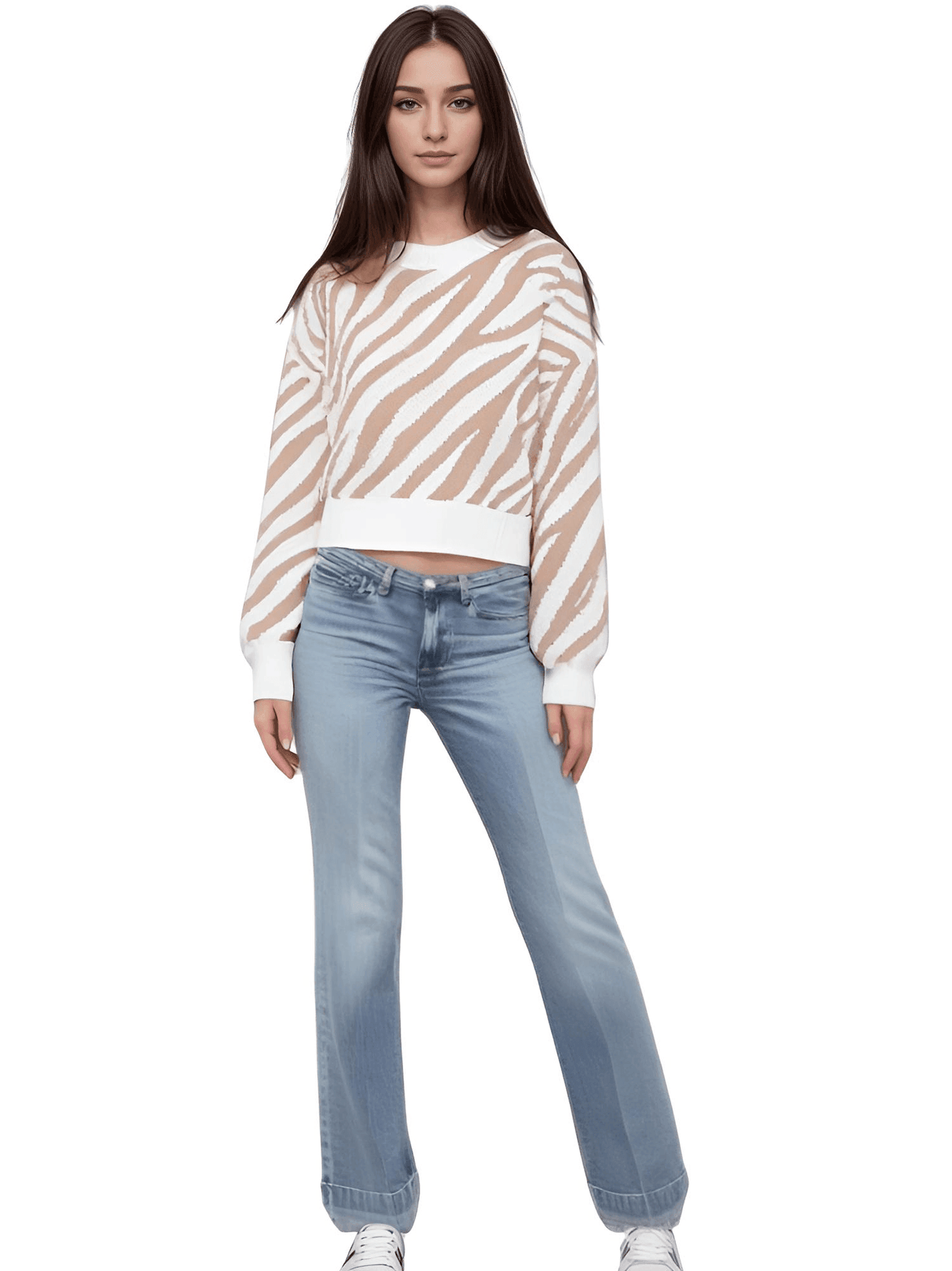 Fashion Women's Zebra Striped Sweater Stylish Sweaters Women Jumpers Casual Knit Loose Pullovers, Drestiny, Women's Zebra Print Sweater, Zebra Striped Knit Sweater, Black and White Zebra Sweater, Plus Size Zebra Sweater, Casual Zebra Sweater, Sweaters, Pullovers, Long Sleeves, Red and White, Black and White, Khaki and White, M, L, XL, XXL, 2XL, 3XL, XXXL, 6, 8, 10, 12, 14, 16, United States, Australia, New Zeland, United Kingdom, USA, Uk, shopdrestiny.com 