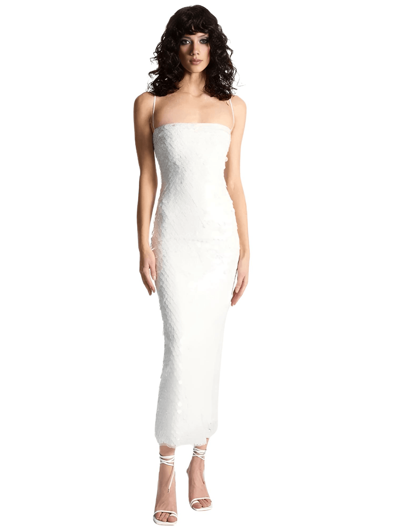 Fashionable Sexy Beaded Irregular Dresses Women's Colorful Sequin Dresses, Drestiny, Dresses that are trending, shop for dresses, Midi Dresses, Ankle Length Dresses, Sleeveless, S, M, L, United States, Canada, Australia, New Zealand, United Kingdom, Green, Silver, Pink, Ivory, Black, Dark Green, Champagne, Deep PInk, shopdrestiny.com