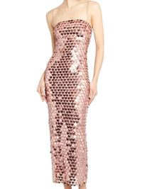 Thumbnail for Fashionable Sexy Beaded Irregular Dresses Women's Colorful Sequin Dresses, Drestiny, Dresses that are trending, shop for dresses, Midi Dresses, Ankle Length Dresses, Sleeveless, S, M, L, United States, Canada, Australia, New Zealand, United Kingdom, Green, Silver, Pink, Ivory, Black, Dark Green, Champagne, Deep PInk, shopdrestiny.com