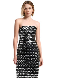 Thumbnail for Fashionable Sexy Beaded Irregular Dresses Women's Colorful Sequin Dresses, Drestiny, Dresses that are trending, shop for dresses, Midi Dresses, Ankle Length Dresses, Sleeveless, S, M, L, United States, Canada, Australia, New Zealand, United Kingdom, Green, Silver, Pink, Ivory, Black, Dark Green, Champagne, Deep PInk, shopdrestiny.com