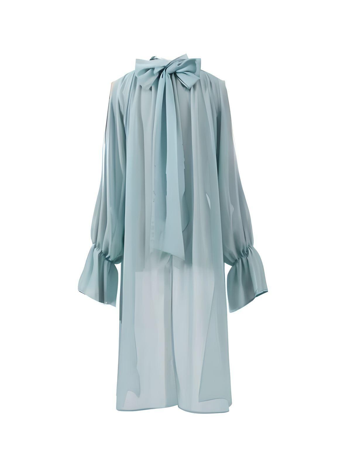 Fashionable Women's Boutique Cold-Shoulder Blouse Irregular Stand Collar Loose Women's Shirt, Blouses, Casual Shirts, Drestiny, Long Sleeves, Off Shoulder, S, M, L, XL, Light Blue, Pink, Black, cold shoulder tops for women, women's cold shoulder blouses, boutique cold shoulder tops, dressy cold shoulder tops, cold shoulder tops UK, shopdrestiny.com