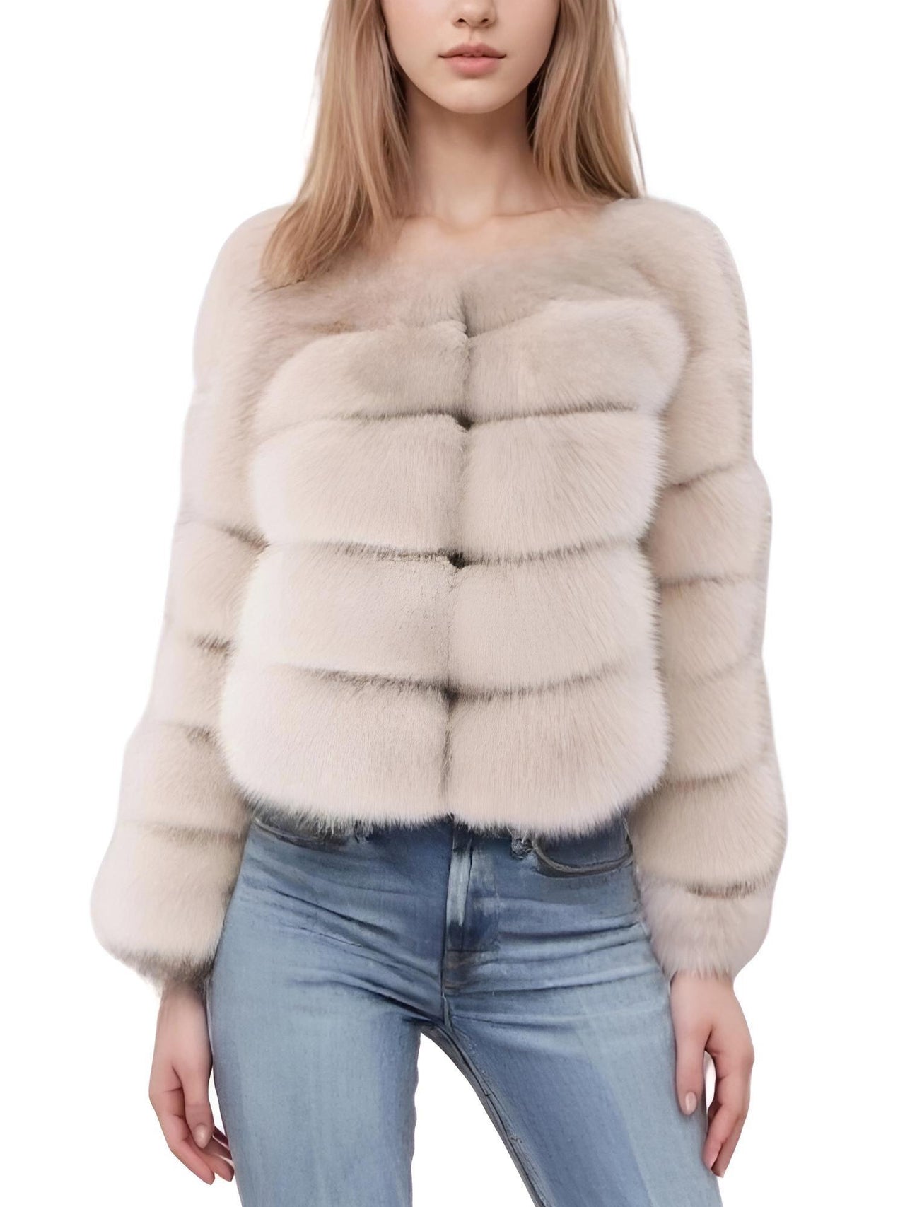 Faux Fur Short Coat Women's Cropped Artificial Fox Fur Jacket Women Winter Fluffy Top Thick Warm Furry Fur Outerwear, Drestiny, Coats, Jackets, Women's Fur Coats, Women's Fox Fur Coats, S, M, L, XL, XXL, 2XL, XXXL, 3XL, 4, 6, 8, 10, 12, 14, 16, United States, Canada, Australia, New Zealand, United Kingdom, Khaki, Camel, Iron Grey, Apricot, Dark Brown, Black, White, White Fur Coats, Plus Size Fur Coats For Women, Navy, Dark Blue, shopdrestiny.com