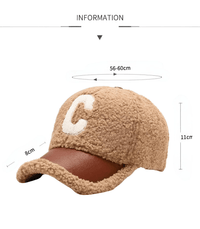 Thumbnail for Faux Lamb's Wool Teddy Baseball Caps -, Hat , Drestiny , Australia, Beige, Black, Brown, Canada, FR, Gender_Men, Gender_Women, Hats, Khaki, New Zealand, Pink, United Kingdom, United States , Drestiny , www.shopdrestiny.com