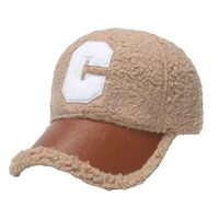 Thumbnail for Faux Lamb's Wool Teddy Baseball Caps