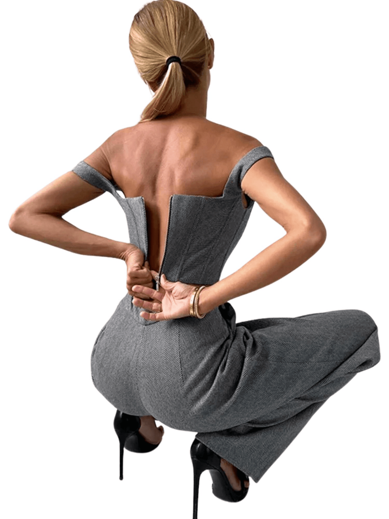 Fish Bone Top Blazer Pants Sets 3 Pieces For Women Solid One Button Jacket Crop Tops High Waist Pocket Pants Lady Office Set, Drestiny, Pant Sets, Pant Suits, Sets, Blazers, Jackets, Crop Tops, 3 Piece Grey Suit for Women, 3 Piece Pink Suit for Women, Dress Pants, Casual Pants, Pantsuits, S, M, L, United States, Australia, New Zealand, United Kingdom, Sleeveless, Long Sleeve, Grey, Pink, shopdrestiny.com
