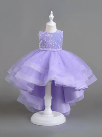 Thumbnail for Flower Girl's Trailing Sequin Dress Baby Wedding Christmas Party Trailing Dress Teenager Children Kids Elegant Dress for 3-15Years, Drestiny, Dresses, Midi Dresses, Sleeveless, United States, USA, Canada, Australia, New Zealand, United Kingdom, UK, 3-4T, 5T, 6-7T, 8Y, 9-10Y, 11-12Y, 13-14Y, Gold, Wine Red, Sky Blue, Purple, Pink, White, Navy, girls' flower girl dresses, girls' formal trailing dresses, shopdrestiny.com