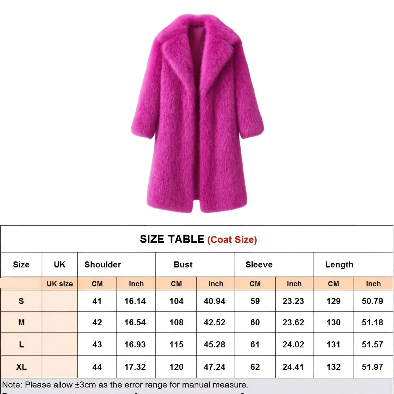Fluffy Super Long Fur Coats Women's Jacket Winter Lapel Thick Faux Fur Coats Jacket for Women Outerwear, Drestiny, Extra long faux fur coat, Long faux fur coat women, oversized faux fur coat, Maxi faux fur coat, Luxury faux fur coat long, S, M, L, XL, 2, 4, 6, 8, 10, 12, United States, USA, Canada, Australia, New Zealand, Coats, United Kingdom, UK, Fuchsia, White, Black, Red, Royal Blue, shopdrestiny.com