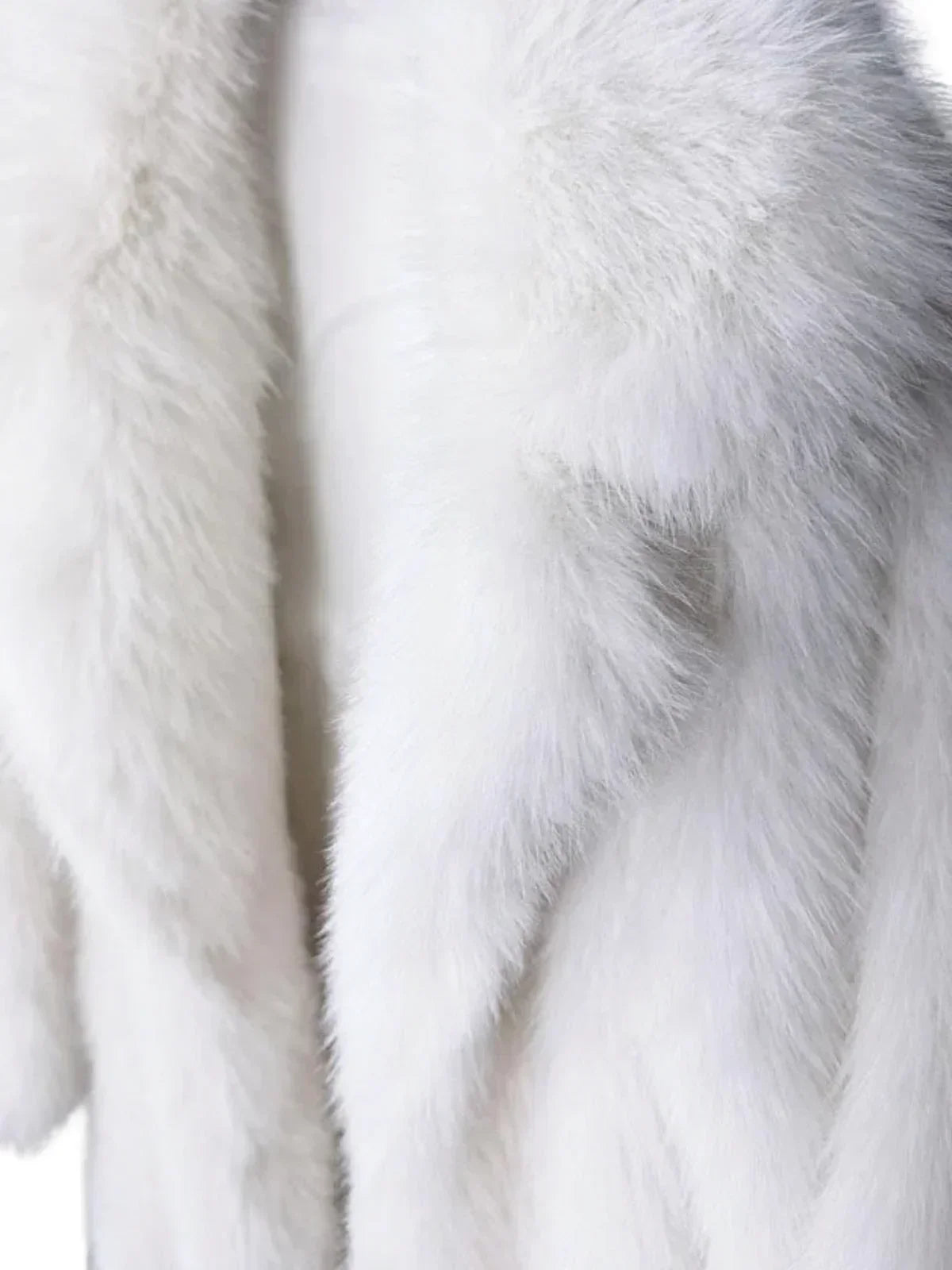 Fluffy Super Long Fur Coats Women's Jacket Winter Lapel Thick Faux Fur Coats Jacket for Women Outerwear