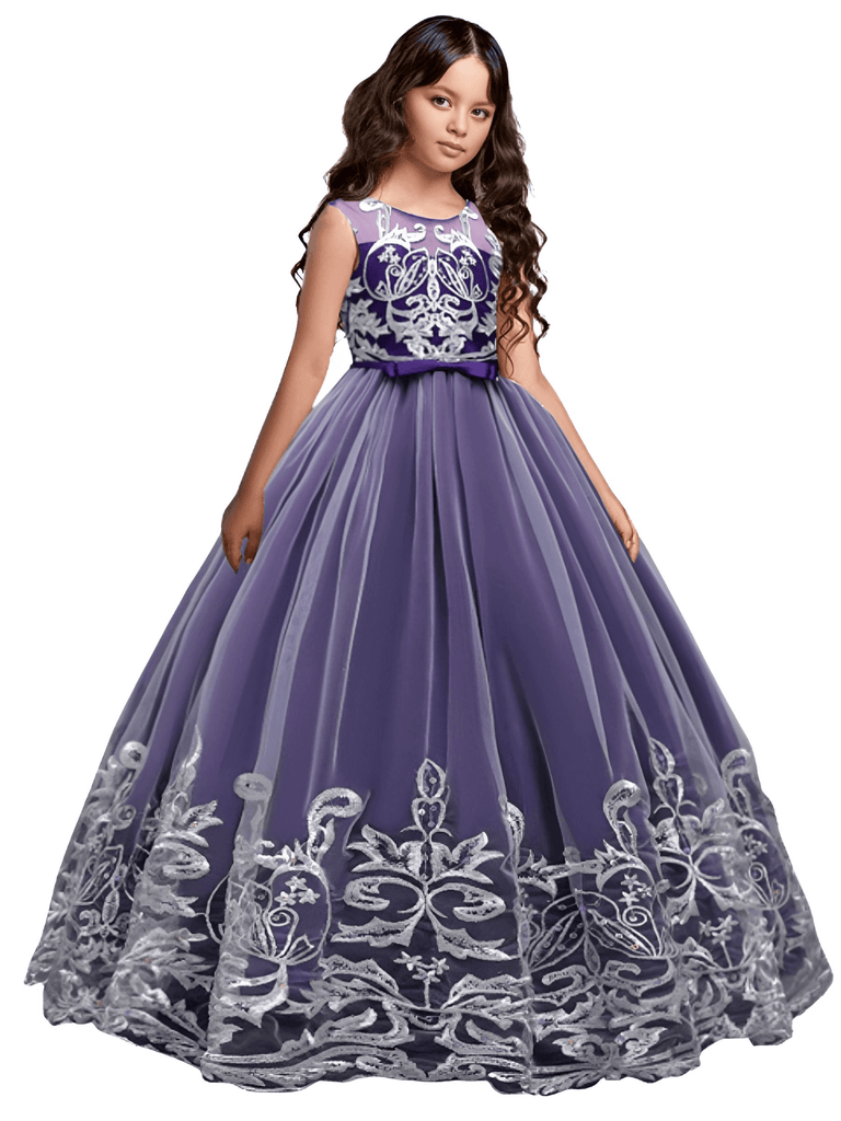 Drestiny-Purple Formal Occasion Dress For Girls