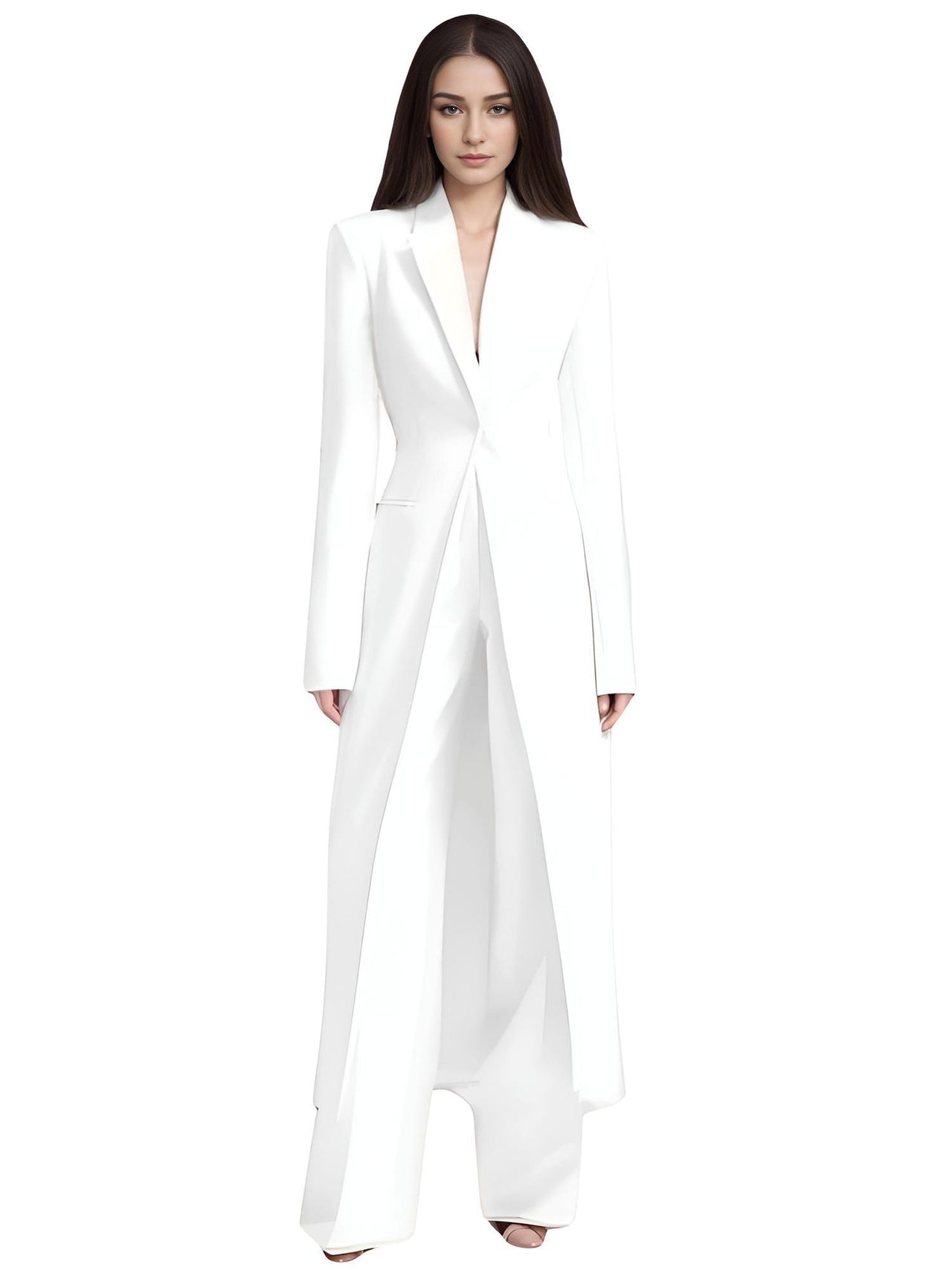 Formal Women's Pantsuit Set -, Pant Suits , Drestiny , 10, 12, 14, 14W, 16, 16W, 18W, 2, 20W, 22W, 24M, 26W, 4, 6, 8, Australia, Blazers, Canada, Dress Pants, Jackets, Long Sleeves, New Zealand, Off White, Pant Sets, Pant Suits, Red, Sets, United Kingdom, United States, White , Drestiny , www.shopdrestiny.com