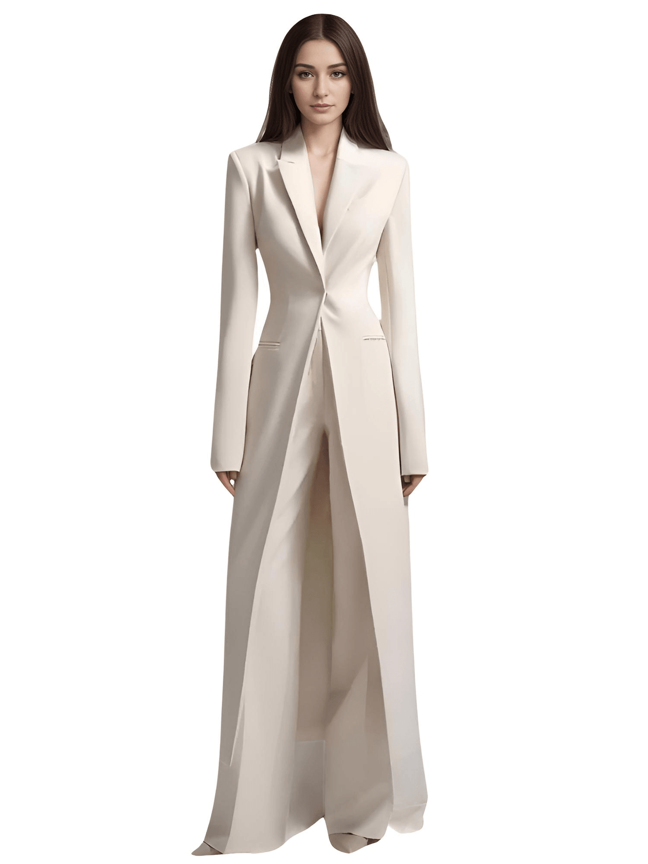 Formal Women's Pantsuit Set -, Pant Suits , Drestiny , 10, 12, 14, 14W, 16, 16W, 18W, 2, 20W, 22W, 24M, 26W, 4, 6, 8, Australia, Blazers, Canada, Dress Pants, Jackets, Long Sleeves, New Zealand, Off White, Pant Sets, Pant Suits, Red, Sets, United Kingdom, United States, White , Drestiny , www.shopdrestiny.com