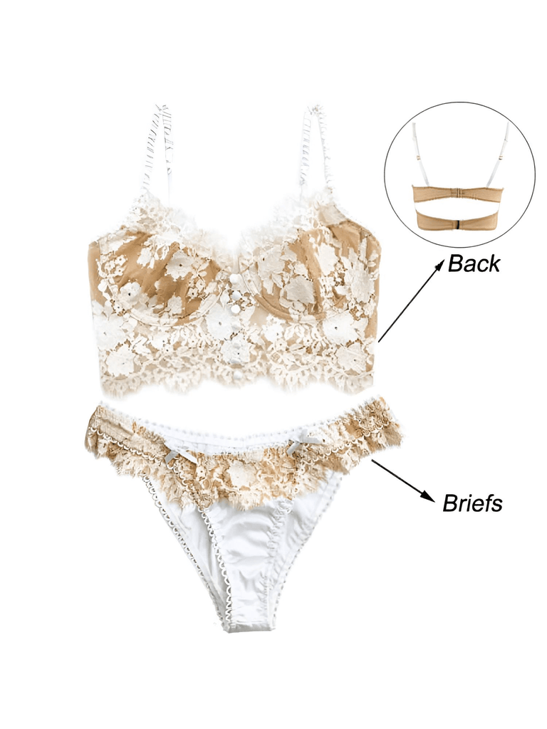 French Lace Bra & Underwear Set