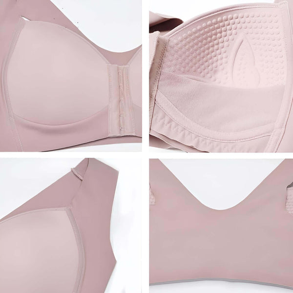 Embrace the freedom and convenience of this Front Fastening Bra - Wire Free! Explore Drestiny's collection and enjoy free shipping, plus we'll handle the tax. Save up to 50% off!