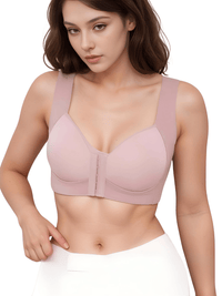 Thumbnail for Front Fastening Bra - Wire Free! -, Bras , Drestiny , Black, Bras, Gender_Women, Grey, Pink, Purple, United Kingdom, United States, White , Drestiny , www.shopdrestiny.com