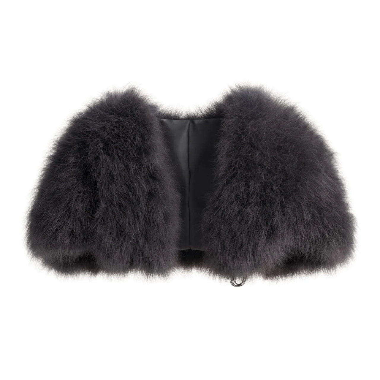 Genuine Ostrich Feather Fur Shawl Shrugs For Women