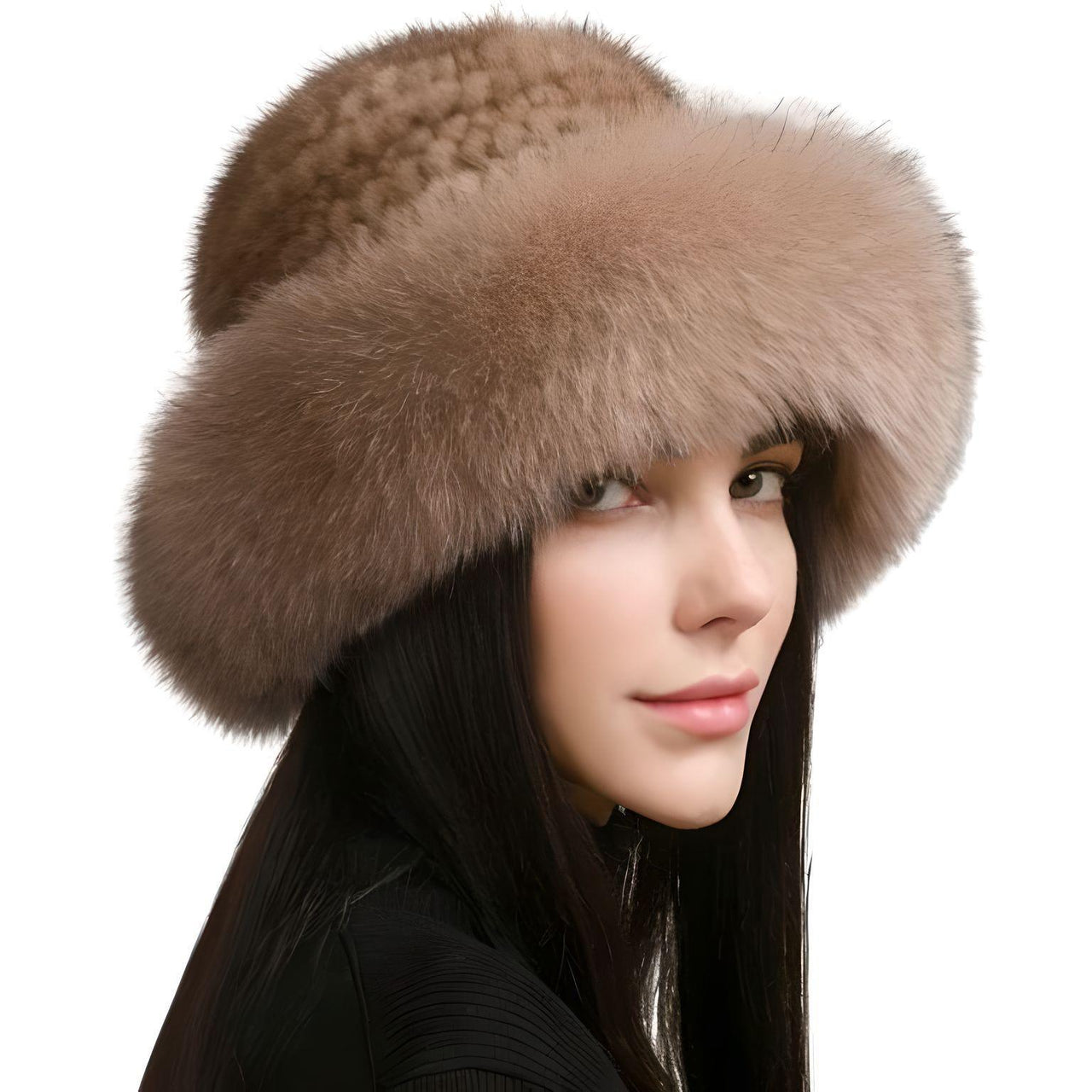 Genuine Real Natural Knitted Mink Fur Hat Cap Luxury Women's Knit Fashion Winter Headwear Warm Real Fox Fur Hats -, Hats , Drestiny , Australia, Black, Brown, Canada, Dark Brown, Grey, Hats, Light Brown, Light Grey, New Zealand, Pink, Silver, Tan, United Kingdom, United States, White, Wine Red , Drestiny , www.shopdrestiny.com