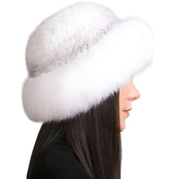 Thumbnail for Genuine Real Natural Knitted Mink Fur Hat Cap Luxury Women's Knit Fashion Winter Headwear Warm Real Fox Fur Hats -, Hats , Drestiny , Australia, Black, Brown, Canada, Dark Brown, Grey, Hats, Light Brown, Light Grey, New Zealand, Pink, Silver, Tan, United Kingdom, United States, White, Wine Red , Drestiny , www.shopdrestiny.com