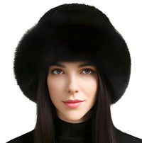 Thumbnail for Genuine Real Natural Knitted Mink Fur Hat Cap Luxury Women's Knit Fashion Winter Headwear Warm Real Fox Fur Hats -, Hats , Drestiny , Australia, Black, Brown, Canada, Dark Brown, Grey, Hats, Light Brown, Light Grey, New Zealand, Pink, Silver, Tan, United Kingdom, United States, White, Wine Red , Drestiny , www.shopdrestiny.com