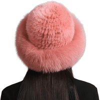 Thumbnail for Genuine Real Natural Knitted Mink Fur Hat Cap Luxury Women's Knit Fashion Winter Headwear Warm Real Fox Fur Hats -, Hats , Drestiny , Australia, Black, Brown, Canada, Dark Brown, Grey, Hats, Light Brown, Light Grey, New Zealand, Pink, Silver, Tan, United Kingdom, United States, White, Wine Red , Drestiny , www.shopdrestiny.com