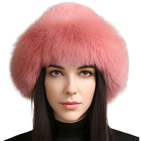 Thumbnail for Genuine Real Natural Knitted Mink Fur Hat Cap Luxury Women's Knit Fashion Winter Headwear Warm Real Fox Fur Hats -, Hats , Drestiny , Australia, Black, Brown, Canada, Dark Brown, Grey, Hats, Light Brown, Light Grey, New Zealand, Pink, Silver, Tan, United Kingdom, United States, White, Wine Red , Drestiny , www.shopdrestiny.com
