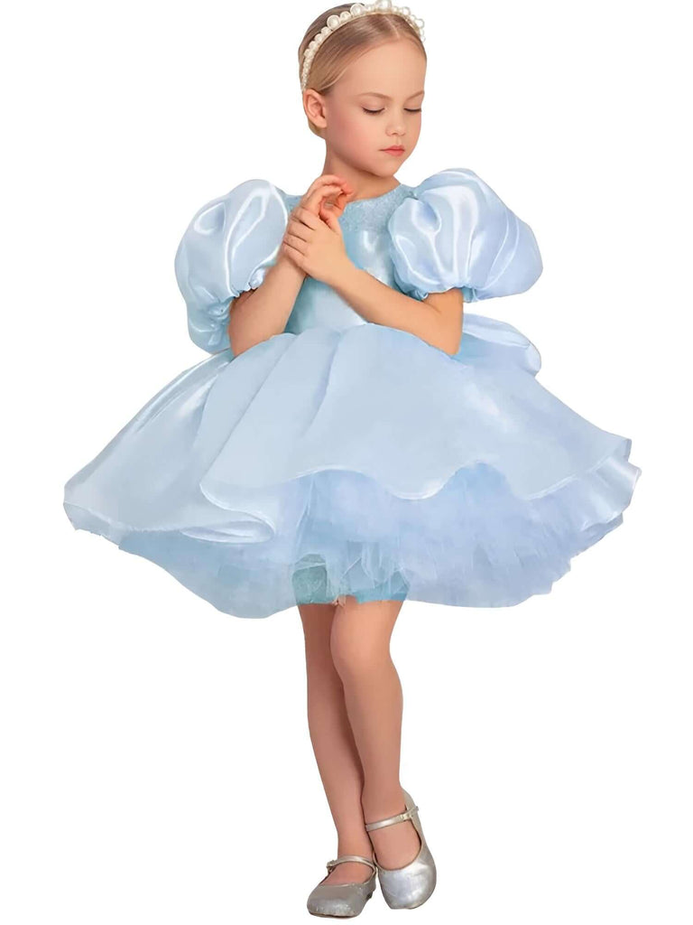 Get your Blue Satin & Tulle Princess Ball Gown at Drestiny! Enjoy Free Shipping + Tax Covered! Seen on FOX, NBC, CBS. Save up to 50%!