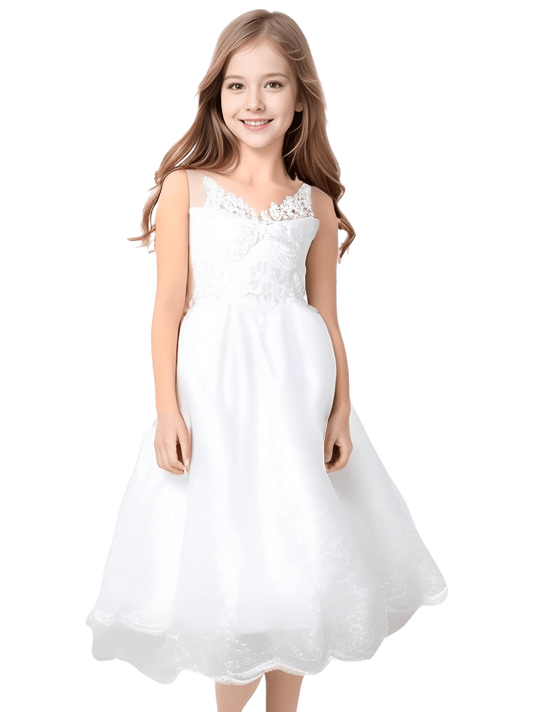 Get your little girl ready for any party with these trendy white sleeveless dresses. Shop at Drestiny and enjoy free shipping. Don't miss out on up to 50% off!