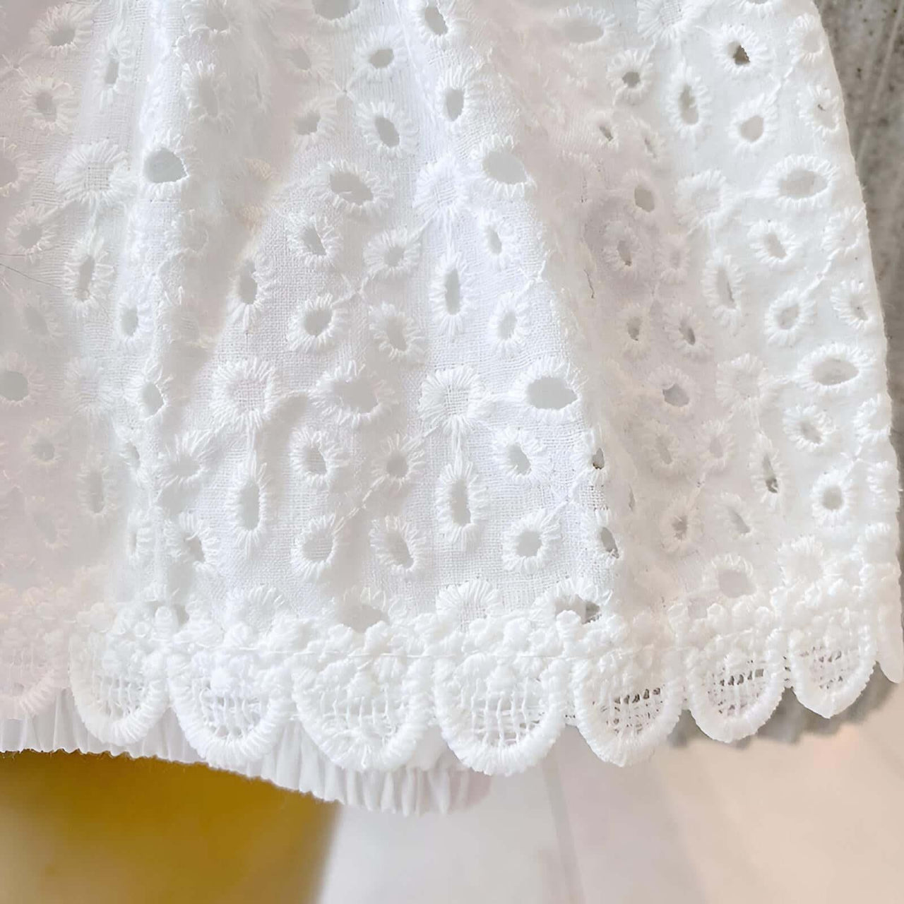 Girl's Summer Clothing Set - Hollow Lace Sleeveless Shirt & Shorts 2Pcs Set -, Sets , Drestiny , 12M, 18M, 2T, 3T, 4T, 5T, 6T, Australia, Canada, Girls, New Zealand, Short Sets, Shorts, Skirt Sets, Skirts, Sleeveless, TD, United Kingdom, United States, White , Drestiny , www.shopdrestiny.com