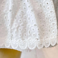 Thumbnail for Girl's Summer Clothing Set - Hollow Lace Sleeveless Shirt & Shorts 2Pcs Set -, Sets , Drestiny , 12M, 18M, 2T, 3T, 4T, 5T, 6T, Australia, Canada, Girls, New Zealand, Short Sets, Shorts, Skirt Sets, Skirts, Sleeveless, TD, United Kingdom, United States, White , Drestiny , www.shopdrestiny.com