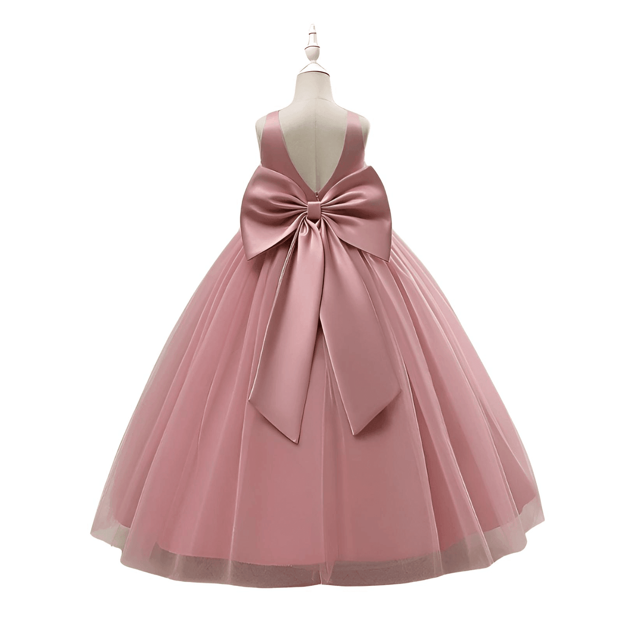 Girl's Long White Dresses For Weddings, Formal Evenings, Birthday Parties or Kid's First Communion -, Dress , Drestiny , 10, 10T, 12, 12T, 2T, 4T, 6T, 8T, Australia, Dark Blue, Dark Pink, Dark Red, Dresses, Girls, New Zealand, Sleeveless, TD, United Kingdom, United States, White , Drestiny , www.shopdrestiny.com
