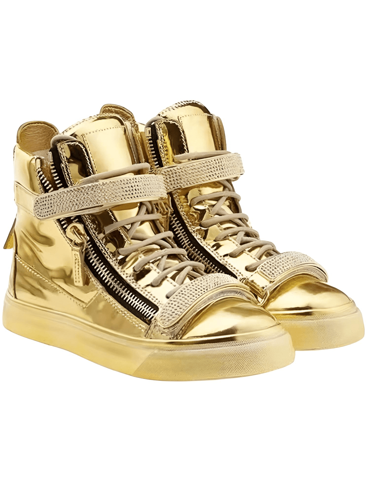 Gold Mirror High-Top Sneakers, Drestiny, Sneakers, Gold, United States, USA, Canada, Australia, New Zealand, United Kingdom, UK, 7, 7.5, 8, 8.5, 9, 10.5, 11, gold mirror high top sneakers, men's gold mirror high top sneakers, shiny gold high top sneakers, metallic gold high top sneakers, shopdrestiny.com