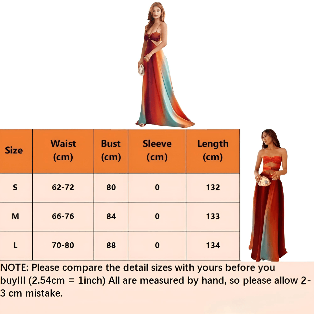 Gradient Hollow Out Women's Summer Maxi Dresses Elegant Off Shoulder A-Line Hem Long Dresses, Drestiny, Maxi Dresses, Strapless, Off Shoulder, Sleeveless, Orange, Blue, S, M, L, 4, 6, 8, 10, United States, USA, Canada, Australia, New Zealand, United Kingdom, UK, summer maxi dresses, beach maxi dresses, long summer dresses, bohemian maxi dresses, shopdrestiny.com