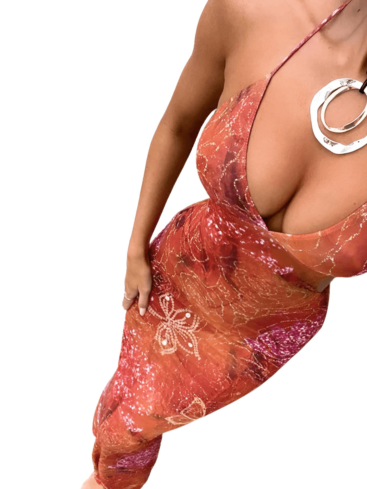 Gradient Hollow Out Women's Summer Maxi Dresses Elegant Off Shoulder A-Line Hem Long Dresses, Drestiny, Maxi Dresses, Strapless, Off Shoulder, Sleeveless, Orange, Blue, S, M, L, 4, 6, 8, 10, United States, USA, Canada, Australia, New Zealand, United Kingdom, UK, summer maxi dresses, beach maxi dresses, long summer dresses, bohemian maxi dresses, shopdrestiny.com