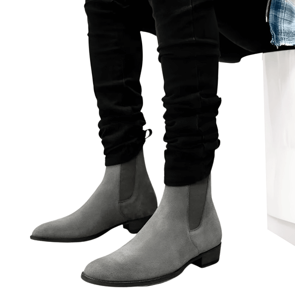 Grey Chelsea Boots for Men