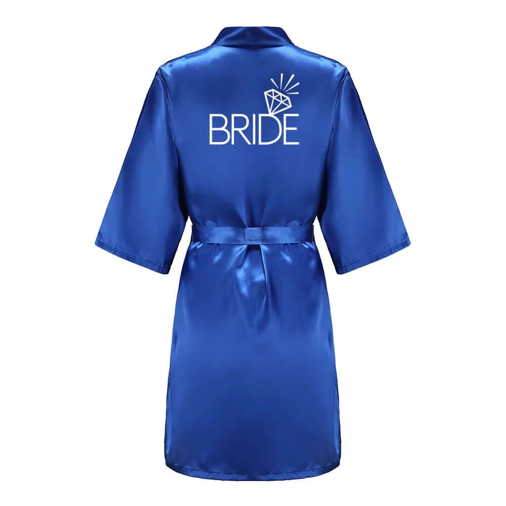 Elevate your wedding party with royal satin satin kimono robes from Drestiny. Enjoy free shipping and tax covered. Limited time offer - save up to 50%!
