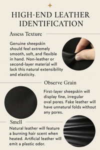 Thumbnail for High-End Women's Real-Fur Leather Gloves Touch Screen Natural Leather Sheepskin Driving Winter Warm Plush Thick Mink Fur