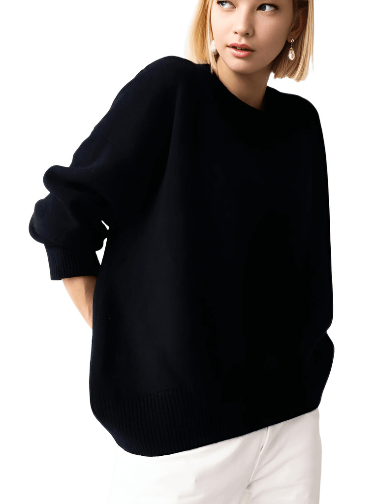 High Quality Casual Women's Black Sweater