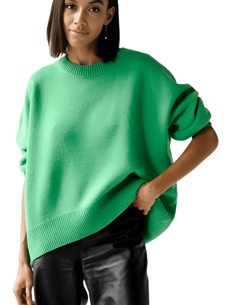 Drestiny-High Quality Casual Women's Green Sweater
